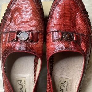 Vintage STRACAM ITALIAN MAN WINE LOAFERS